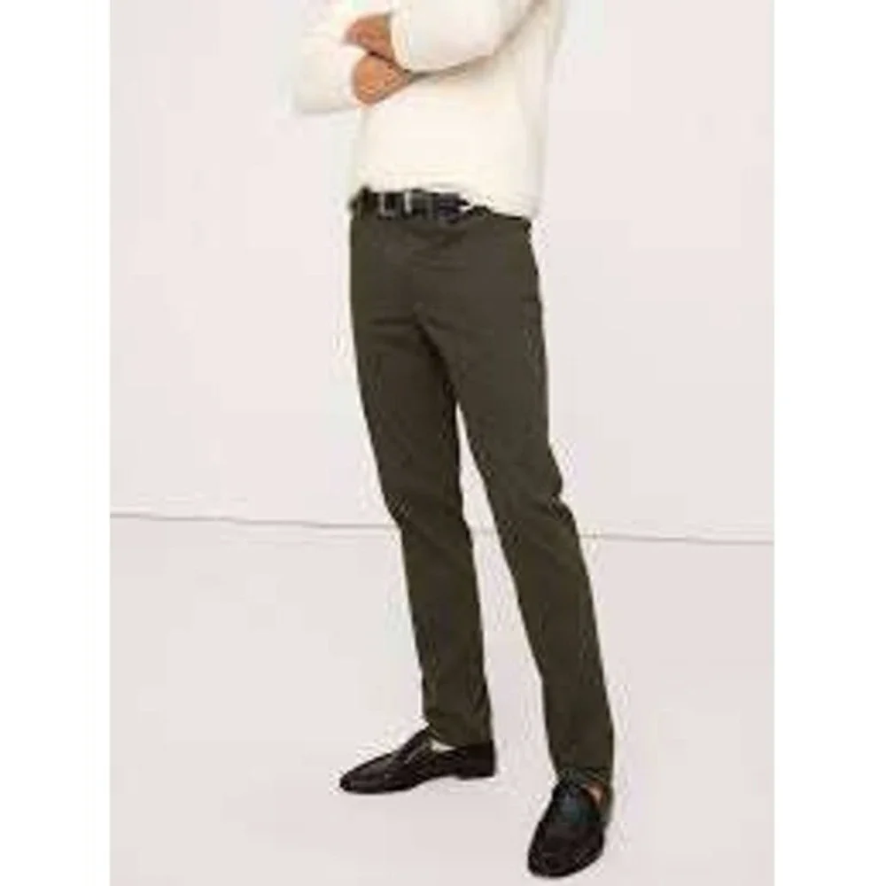 Banana Republic‎ Men's Traveler Navy Slim Fit 5 Pocket Pants SZ 35